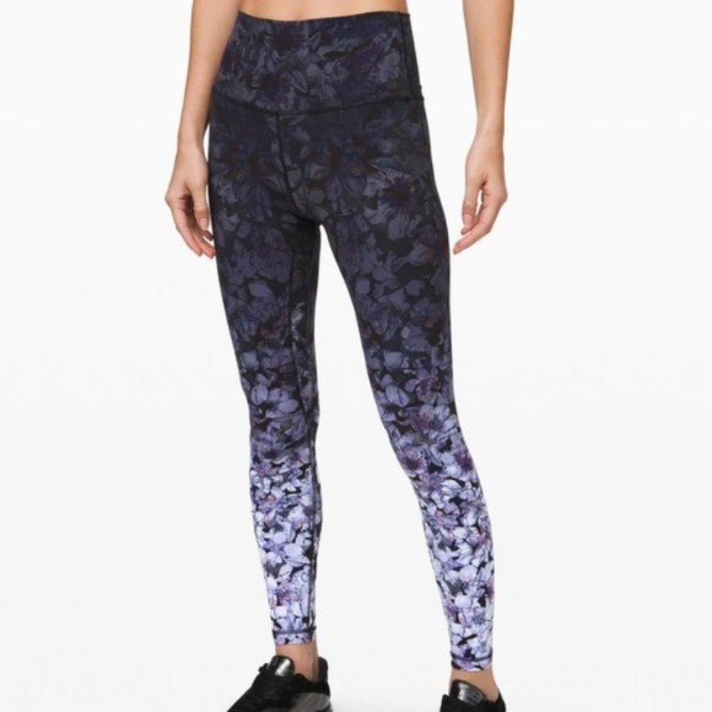 LULULEMON Align Pant 30" Ombre Floral Legging Size 4